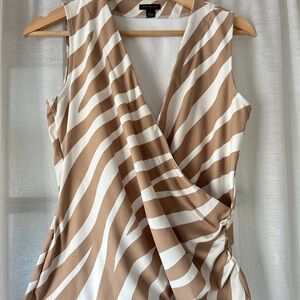 Ann Taylor Zebra Print Tank